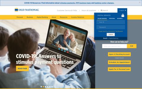 Old National Bank | Your Bank For Life