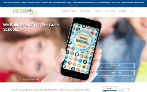 SchoolInfoApp | school mobile apps | apps for schools
