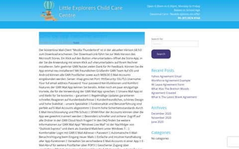 Gmx de app herunterladen - Little Explorers Child Care Centre