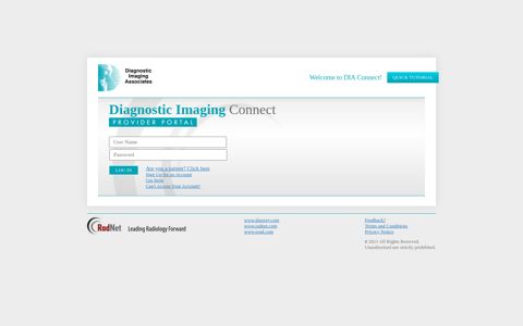 Diagnostic Imaging Associates - Login - My Radiology Portal