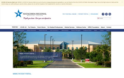 Patient Portal | Matagorda Regional Medical Center