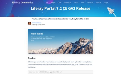 Liferay Portal 7.2 CE GA2 Release - Liferay Community