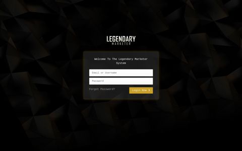 Welcome To Legendary Marketer