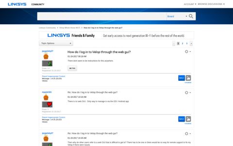 How do I log in to Velop through the web gui? - Linksys ...