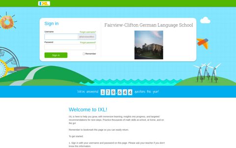Fairview-Clifton German Language School - IXL