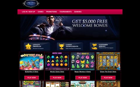 Lincoln Casino - Best Real Money Online Casino $5000 Free ...