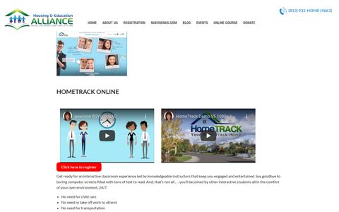 Online Homebuyer Education Class - HomeTRACK Online ...