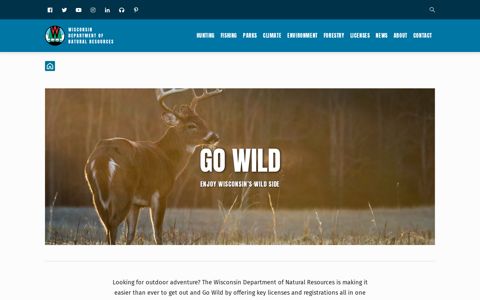 Go Wild | Wisconsin DNR