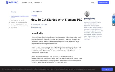 How to Get Started with Siemens PLC - SolisPLC