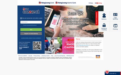 HLB Connect Online Banking - Hong Leong Bank