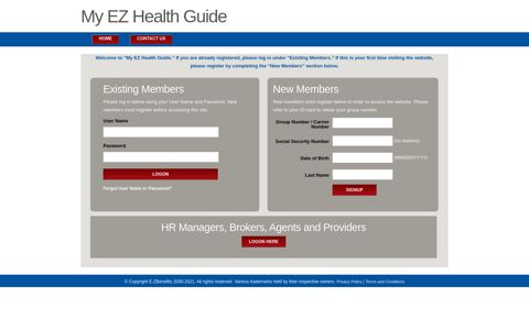 My EZ Health Guide | Home