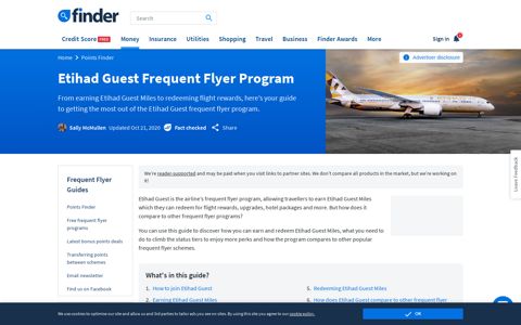 Guide to Etihad Guest frequent flyer program | finder.com.au