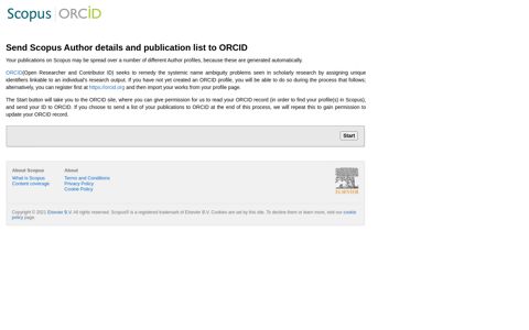 Scopus2Orcid - Use the Scopus to Orcid Author details and ...
