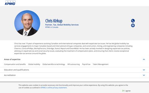 Chris Kirkup - KPMG Canada - KPMG International
