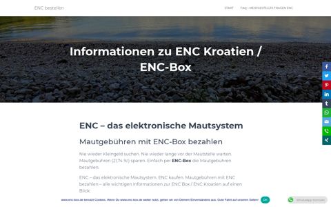 Informationen zu ENC Kroatien / ENC-Box