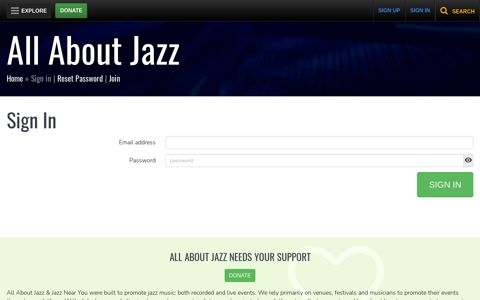 Sign in - All About Jazz