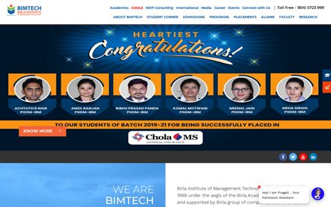 BIMTECH: Best Business School in India| Top Management ...