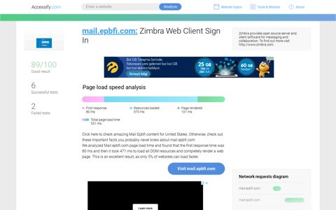 Access mail.epbfi.com. Zimbra Web Client Sign In