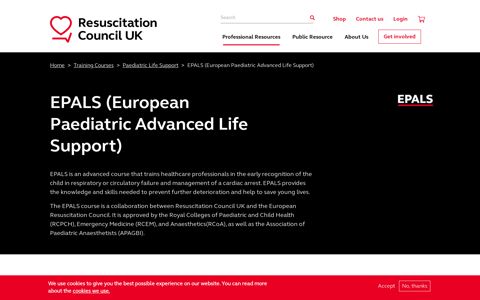 EPALS (European Paediatric Advanced Life Support ...