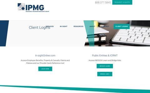 Client Logins | IPMG