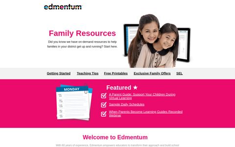 Family Resources - Edmentum