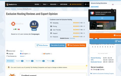 Exclusive Hosting Reviews by 12 Users & Expert Opinion ...