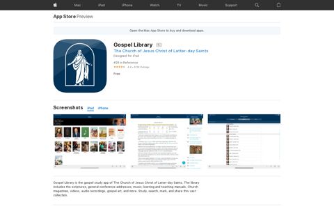 ‎Gospel Library on the App Store