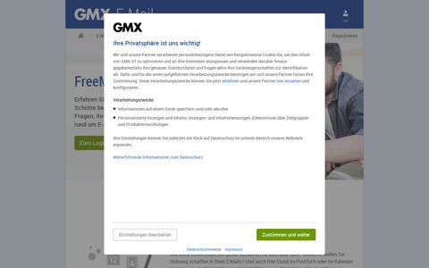 GMX Freemail | Kostenlose E-Mail-Adresse registrieren