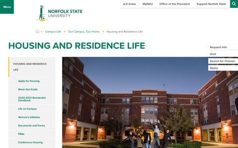 Housing & Residence Life | Norfolk State University - Norfolk ...