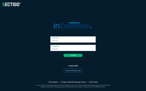 InCommon - Cert-manager.com