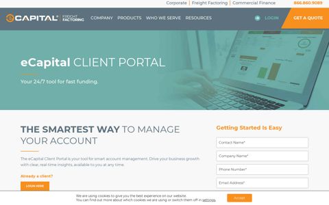 eCapital Client Portal | Perks to Being a eCapital Client
