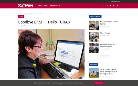 Goodbye EKSF – Hello TURAS | Staff News - NHS Forth Valley