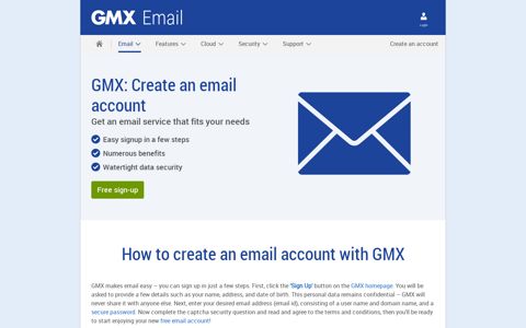 Create a free email account today | GMX - GMX.com