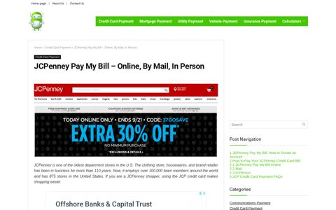 JCPenney Pay My Bill Online, Mail, In Person - Pay My Bill Guru