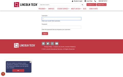 Log in | Lincoln Tech