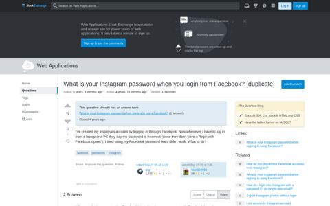 What is your Instagram password when you login from ...
