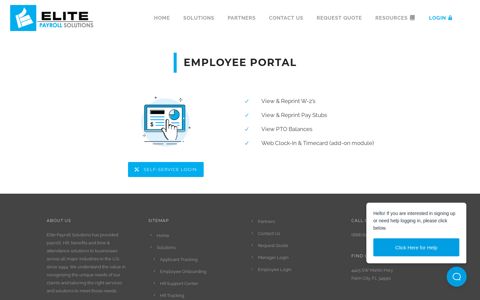 Employee Login – Elite Payroll Solutions