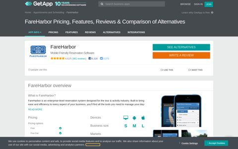 FareHarbor Pricing, Features, Reviews & Comparison of ...