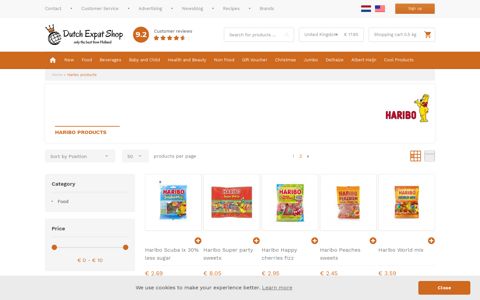 Haribo Products Order Online | Worldwide Delivery