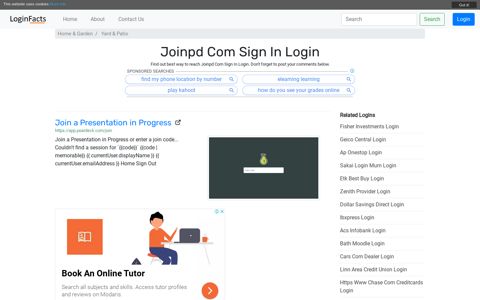 Joinpd Com Sign In - Join a Presentation in Progress