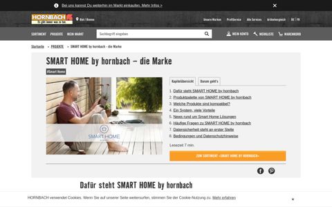 SMART HOME by hornbach – die Marke | HORNBACH Schweiz