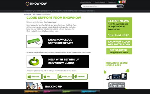 Cloud Support - KNOWHOW