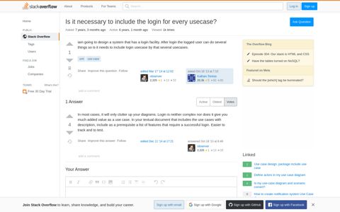 Is it necessary to include the login for every usecase? - Stack ...