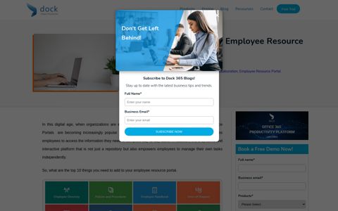 10 Things To Put in Your Employee Resource Portal