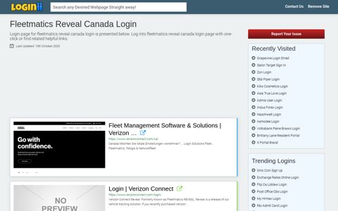 Fleetmatics Reveal Canada Login - Loginii.com