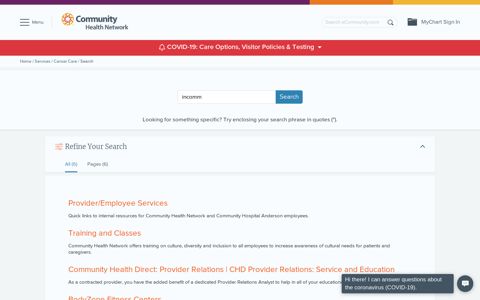 Search | Community Health Network