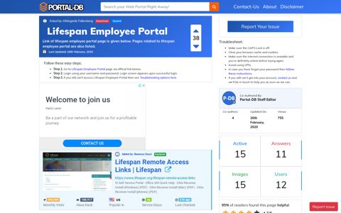 Lifespan Employee Portal