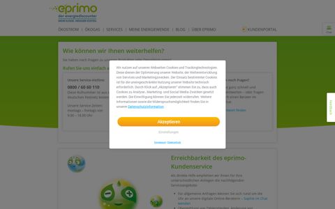 eprimo Kundenservice-Hotline - Telefon-Rückruf | eprimo