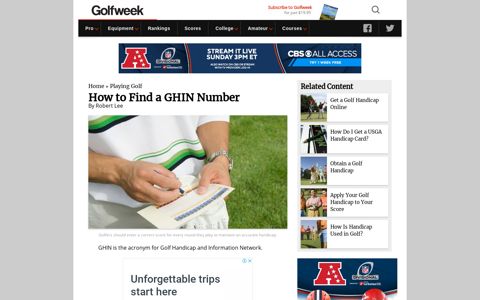 How to Find a GHIN Number - Golf Tips and Tricks | Golfweek