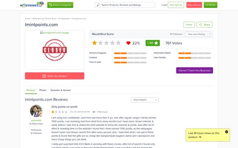 IMINTPOINTS.COM - Reviews | online | Ratings | Free